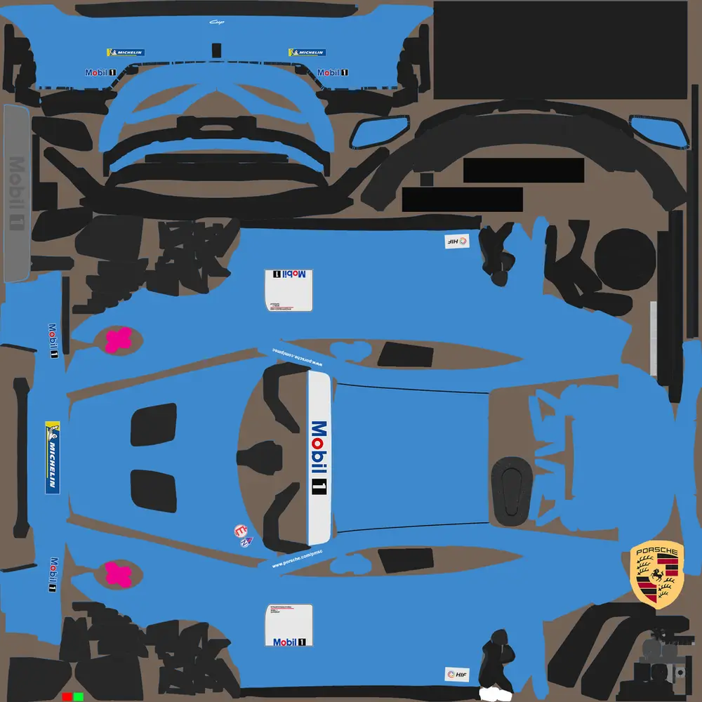 Blank GT UV template