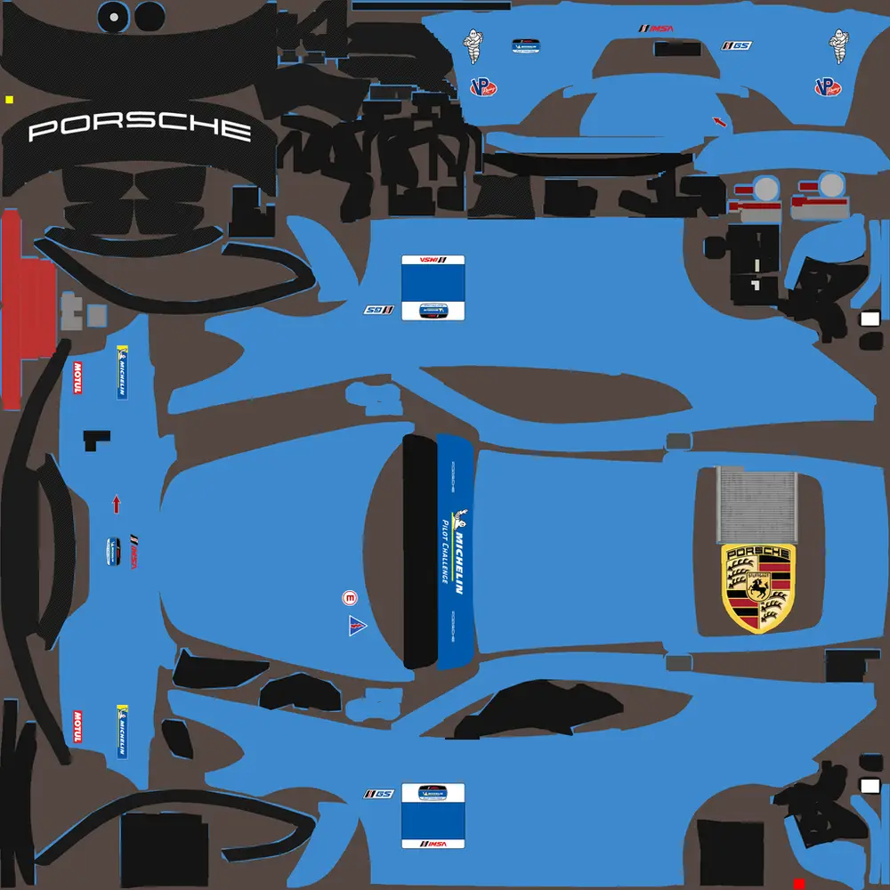 Blank GT UV template